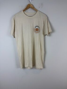 Peanuts Cream Short-Sleeve Graphic Tee - Snoopy Bakery Logo